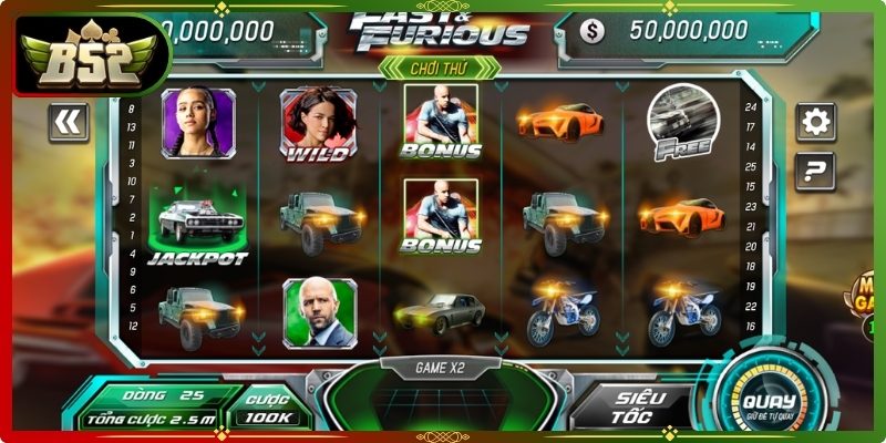 Fast Furious B52 – Slot Tốc Độ Cao Săn Thưởng Lớn Nhất 3 Một vài chức năng tiêu biểu hỗ trợ cải thiện và làm phong phú trải nghiệm